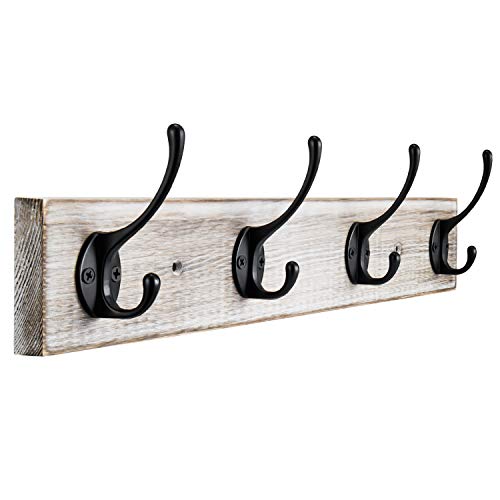 Coat Rack Wall Mounted,Flyisland Entryway Vintage Rustic Farmhouse Coat