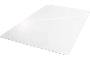 Floortex Polycarbonate Chair Mat 60" x 48" for Hard Floors, Clear (FR1215219ER)