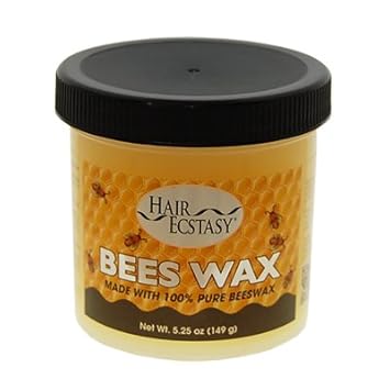 Amazon Com Hair Ecstasy Yellow Bees Wax 5 25oz Beauty