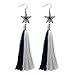 Littlearth NFL Dallas Cowboys Womens Tassel Earringsnfl Tassel Earrings, Navy, 3