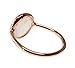 Moonstone 18k Rose Gold Clad Wholesale Gemstone Round Ring (8)