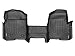 WeatherTech Custom Fit FloorLiners for Ford F-150-1st Row - Over The Hump (444091), Black