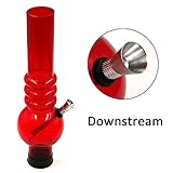 ZJAN 10 Inches Plastic tube - Blue (Red)