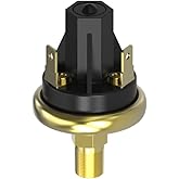 LEFOO Adjustable Air Pressure Switch 10psi±2psi Pressure Control for Air Oil Water and Applications