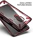 Ringke Fusion-X Designed for Huawei Mate 20 Case Cover Clear Dot PC Back with Rugged TPU Bumper Anti Rainbow Effect (Straps Access Design) for Huawei Mate 20 - Ruby Red