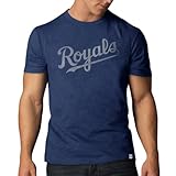 MLB Kansas City Royals Men's Scrum Basic Tee, Large, Bleacher Blue