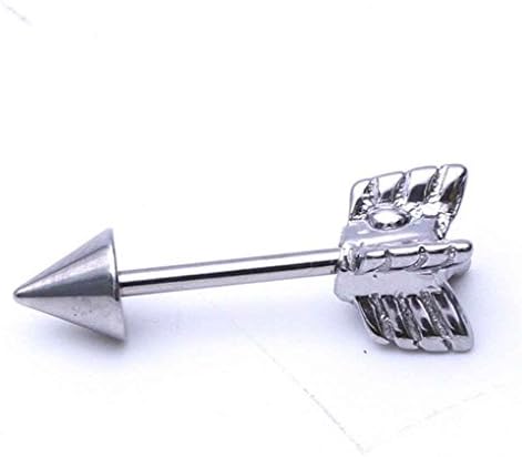 Deinbe Stainless Steel Ear Stud Earring Body Jewelry Arrow Shape Ear Tragus Piercing Ear Ring Cartilage Earring