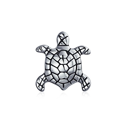 Bling Jewelry Sea Turtle Nautical Animal Bead Charm .925 Sterling Silver
