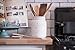 White Mason Jars Ceramic Sponge Holder for Kitchen Sink Organizer - Mason Jar Decor Farmhouse - Sink Caddy Sponge Holder with Non Scratch Scrubber - Home & Kitchen Decor for Soap Dish Scrubber Holder