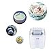 Aicok Ice Cream Maker, 1.5L Ice Cream Machine, Frozen Yogurt and Sorbet Machine with Timer Function and Recipe Book, White