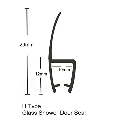 Frameless Shower Door Seal Strip, Weather Stripping Seal Sweep with