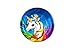Unicorn party supplies set - Serves 16 guests forks, knives, cups, plates, napkins, tablecloth, happy birthday banner - Birthday party supplies and decorations - Unicorn party tableware set