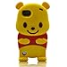 LliVEER 3D Cartoon Super Adorable Winnie the Pooh Pattern Design Soft Silicone Case Cover Protective Skin for Apple iPod Touch 5 5G 5th