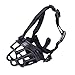 PetAZ Dog Muzzle Soft Rubber Basket Muzzles for All Size Dog, Silicone Dog Basket Muzzles Breathable Adjustable to Prevent Biting, Chewing and Barking (Size 4)