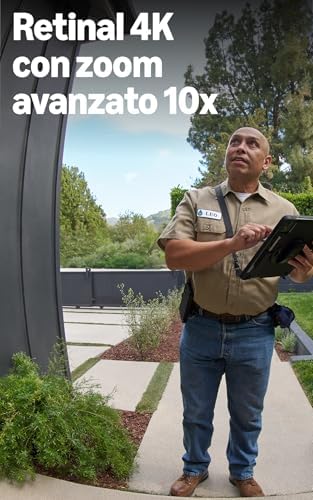 Videocitofono Pro cablato (Ring Wired Video Doorbell Pro, ultimo modello) con plug-in | Campanello con videocamera | Visione Retinal 4K, Zoom 10x | Prova gratuita di 30 giorni piano d'abbonamento Ring