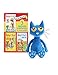 Kohl's Cares Pete The Cat Stuffed Plush Animal and I Can Read Book with 3 Stories