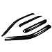 Auto Dynasty 4Pcs Tape-On Window Visor Rain Guard Compatible with 2001-2012 Ford Escape Mazda Tribute Mercury Mariner, Rain Shields Vent Shade Wind Deflector, Acrylic