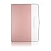 Thankscase Only for iPad Pro 12.9 2017/2015 Old Model, Rotating Case Cover, Swivel Case Pencil Hold Ring, Wallet Pocket (Not Fit New 12.9 All Screen Model)-Rose Gold