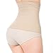 Waist Trainer Shapewear For Weight loss Tummy Control Body Shaper Breathable Waist Cincher,Beige,US 4-8/Waist 24
