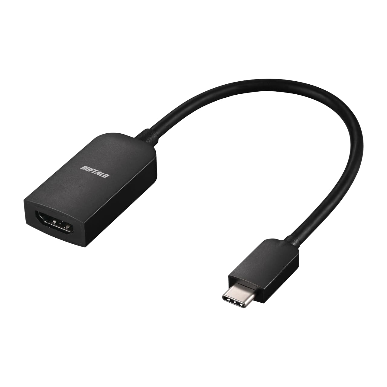 バッファロー USB Type-C HDMI 変換 アダプター 15cm 4K60Hz対応の商品画像