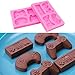 EAONE 3Pack Game Controller Silicone Mold, Gamepad Fondant Mold Video Game Controller Mold for Chocolate, Candy, Cake, Cupcake Decoration, Resin and Clay (Pink)