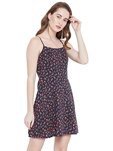 Berrylush Women Casual Floral Printed Sleeveless Fit And Flare Dress Outfit And Trend