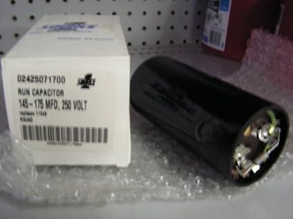 York Luxaire Coleman Evcon Frazier Johnson Airpro S1 02425071700 145 175 Mfd 250 V Start Capacitor Amazon Com Industrial Scientific