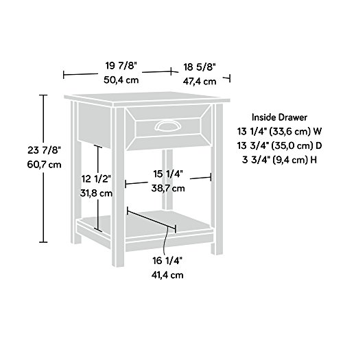 Sauder County Line Side Table Night Tiendamia Com