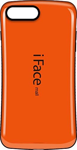 IFace Mall Slim Defense Shock Absorbing Impact Protection Grippy Bumper Case for Apple iPhone 7 Plus and 8 Plus (Orange)