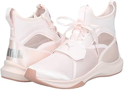 puma pink satin shoes