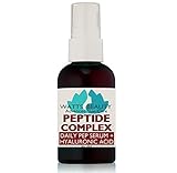 Watts Beauty Peptide Firming Wrinkle & Collagen Booster with Hyaluronic Acid, L - Arginine & Potent Peptides - USA - 2oz Pump