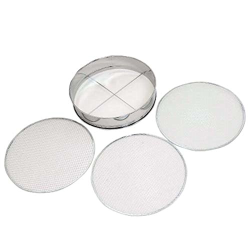 千吉 ステンレス土フルイ 37cm 替え網3枚付(荒・中・細)商品画像