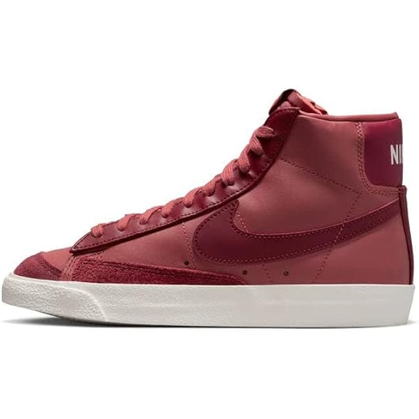 womens nike blazer mid vintage sneakers burgundy
