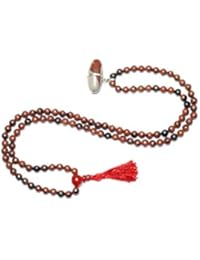 Tibetan Mala Necklace 108 Prayer Beads Agate Sulemani Hakik Shiva Lingam Spiritual Japamala