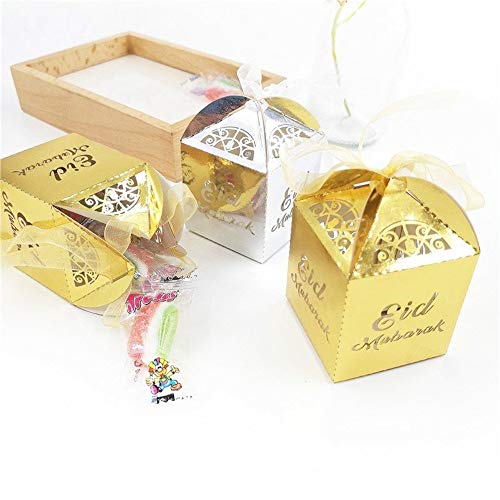 Cute 50 pcs Eid Mubarak Gift Box | DELIVERY is 2 Weeks | Great for Ramadan & HAJJ I Hurry UP! and Order Your Decorations Now