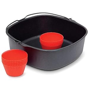 Philips Airfryer XXL Baking Master Accessoireset – Compatibel met XXL Modellen HD965x HD976x HD986x, Siliconen (HD9952…