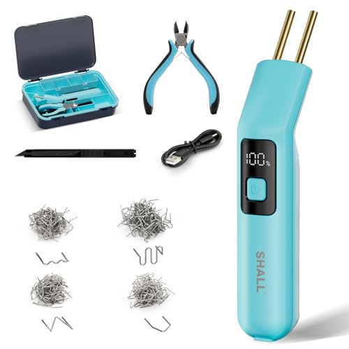 SHALL Cordless Plastic Welder - 200 Piece Stapler Kit - Hot Stapler - For Plastic Repair Bumpers Toys
