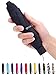 Fidus Small Windproof Travel Umbrella - Compact Folding Light Portable Sun & Rain Outdoor Golf Umbrella for Women Men-Black