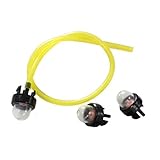 HURI Snap In Primer Bulb Fuel Line For Poulan P3314 P3314WS P3314WSA P3416 Chainsaw