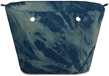 Denim fabric soft waterproof denim classic mini O bag handbag handbag