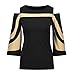 TOPUNDER Women Clothing Women Cold Shoulder Shirt Long Sleeve Blouse Sweatshirt Pullover Tops by Topunder