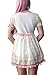 Littleforbig Adult Baby Diaper Lover ABDL Button Crotch Romper Onesie - Daddy's Princess Lacy Dress