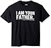 Star Wars Men's Darth Vader Space Father T-Shirt Black, Large