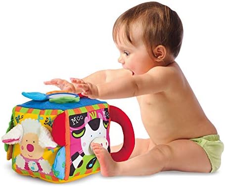 melissa & doug k's kids musical farmyard cube educational baby toy