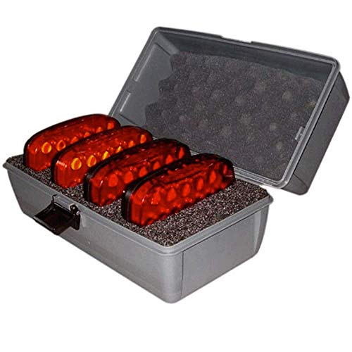 Foxfire Safety Lites MPF-4LK-M Signal Lite Kit for Utility Vehicles, Traffic Control, Oversized Loads, Work Zone Safety, Warehouse & Factory Safety, Red and Amber primary Foxfire Safety Lites MPF-4LK-M Signal Lite Kit for Utility Vehicles, Traffic Control, Oversized Loads, Work Zone Safety, Warehouse & Factory Safety, Red and Amber primary