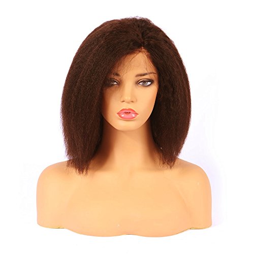 HairPR-Full-Lace-Wigs-human-hair-for-black-women-Kinky-Straight-Indian-Hair-100-Virgin-Remy-Human-Hair-Wig-Brown-14-inches