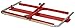 Tumbl Trak Expandable Gymnastics Training Jr Kip Bar, Red