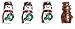 Madelaine Premium Solid Milk Chocolate Snowmen 8 Oz Christmas Party Favors - Candy Stocking Stuffers Holiday Treats - Individually Wrapped Candy