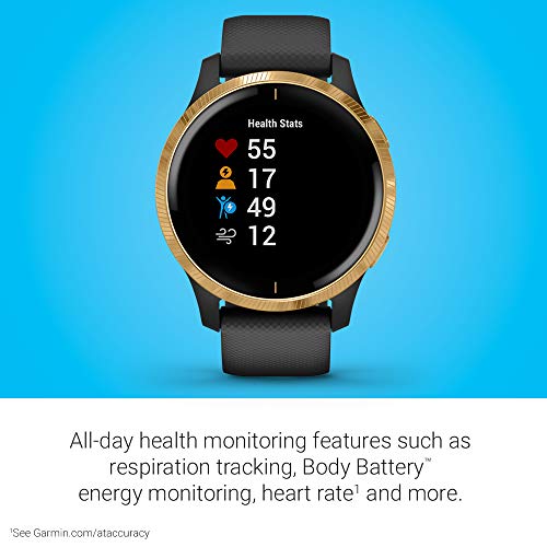 Garmin 0100217331 Venu, GPS Smartwatch, Bright Touchscreen Display