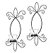 Hosley's Set of 2 Iron Tea Light LED Candle Wall Sconces- 11.5